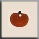 12218 Glass Treasures-Petite Pumpkin 7mm Matte Orange (Qty. 1) THUMBNAIL